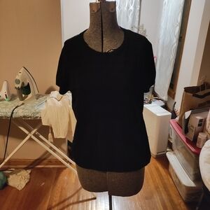 Premise short sleeve black sweater